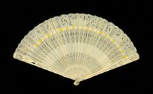 Brisé fan, Italian, 1800-1820. Creator: Unknown
