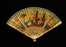 Brisé fan, probably French, first quarter 18th century. Creator: Unknown