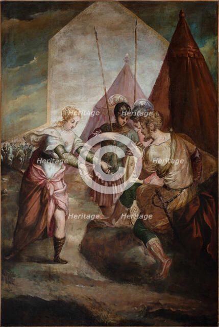 Briseis aund Achilles. Creator: Tintoretto, Jacopo (1518-1594).