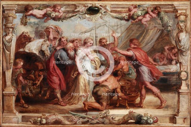 Briseis Given Back to Achilles, between 1630 and 1631. Creator: Peter Paul Rubens.