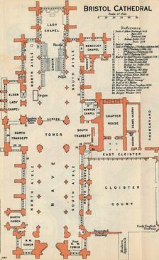 Bristol Cathedral c20th Century. Artist: John Bartholomew
