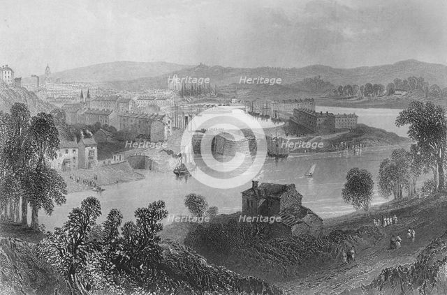 'Bristol (from Rownham Ferry)', 1859. Artist: Samuel Bradshaw.