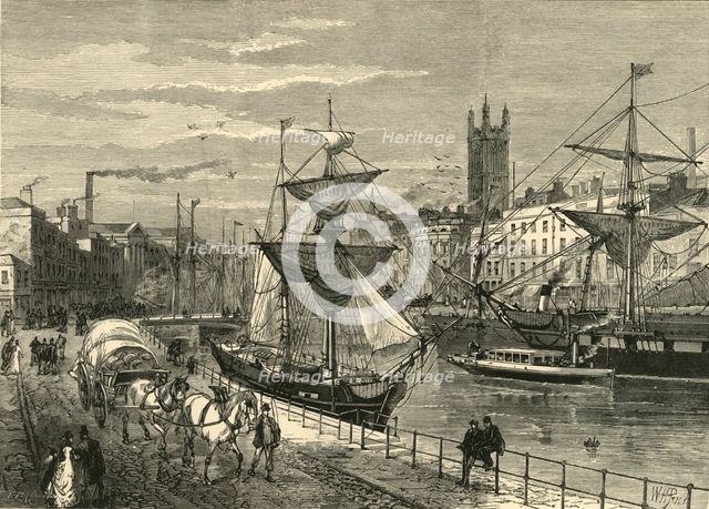 'Bristol, from St. Augustine's Quay', 1898. Creator: Unknown.