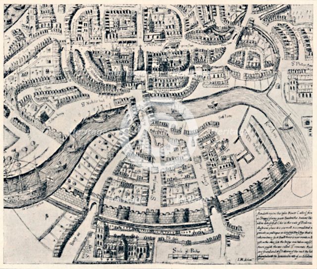 'Bristol in 1670', 1670, (1903). Artist: Unknown.