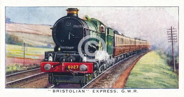 'Bristolian Express, G.W.R.', 1938. Artist: Unknown.