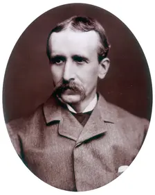 Briton Riviere, artist and Royal Academician, 1882. Creator: Lock & Whitfield