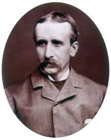 Briton Riviere, artist and Royal Academician, 1882. Creator: Lock & Whitfield