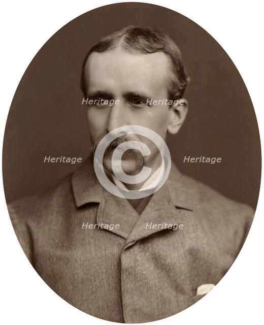 Briton Riviere, artist and Royal Academician, 1882.Artist: Lock & Whitfield