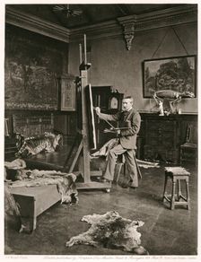 Briton Riviere, R.A., c1884. Creator: Joseph Parkin Mayall