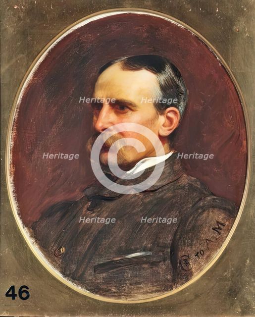 Briton Riviere, RA, 1881. Creator: Philip Hermogenes Calderon.