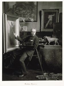 Briton Riviere, RA, c1889-1891. Creator: Ralph W Robinson