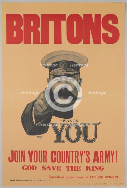 Britons, Lord Kitchener Wants You. Join Your Country's Army!, 1914.