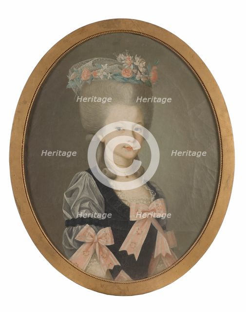 Brita Charlotta Wattrang (1775-1850), married to Baron Otto Ludvig Benedikt Wrangel..., 1791. Creator: Nils Schillmark.