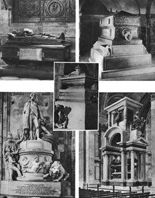 Britain's glorious dead honoured by tomb and monument in St Paul's Cathedral 1926-1927