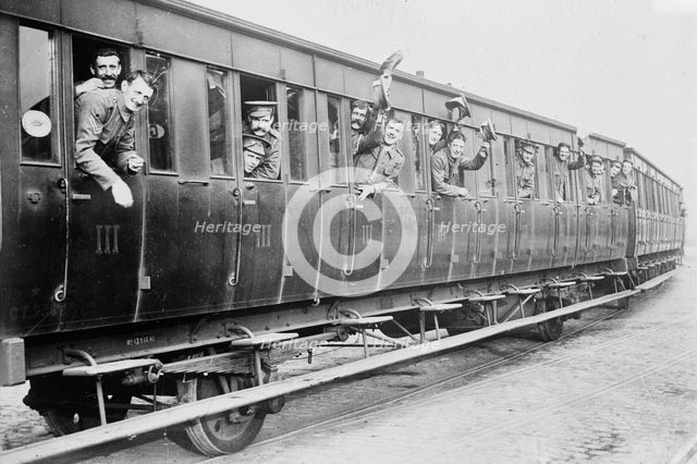 British troops in France, between c1914 and c1915. Creator: Bain News Service.