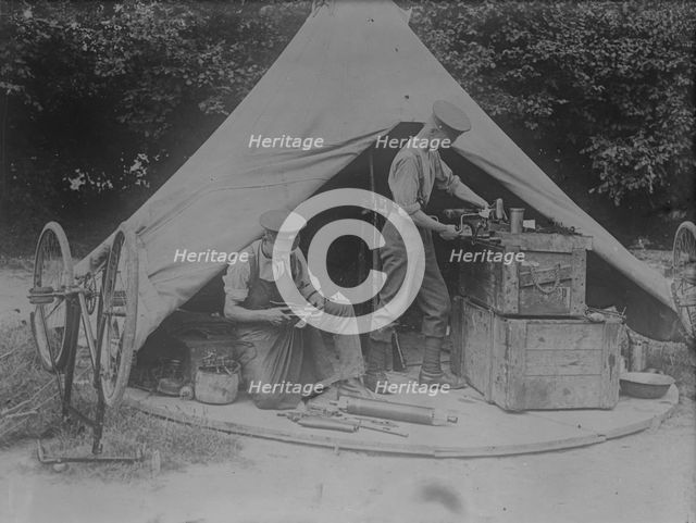 British training - mechanics, between c1915 and 1918. Creator: Bain News Service.
