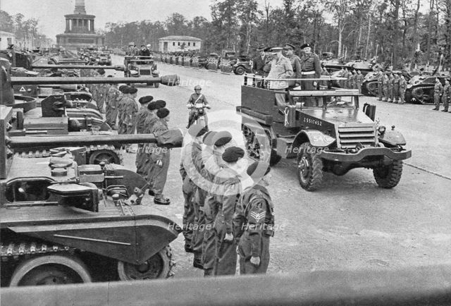 'British Victory Parade in Berlin, July, 1945', 1945 (1955). Artist: Unknown.
