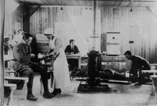 British Voluntary Aid detachment dressing station, 27 Jun 1917. Creator: Bain News Service