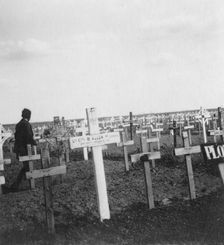 British war cemetery, Gouzeaucourt, France, World War I, c1917-c1918. Artist: Nightingale & Co