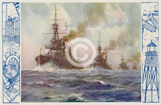 'British Warships of To-Day', 1924. Artist: Unknown.