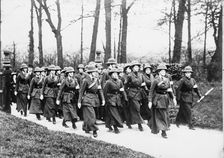 British women in Army Camp, between c1910 and c1915. Creator: Bain News Service