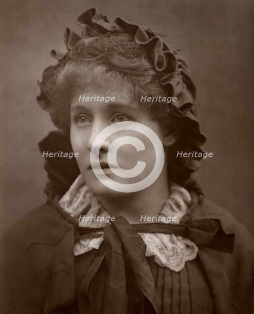 British actress Mary Rorke in 'The Harbour Lights', 1886. Artist: Barraud