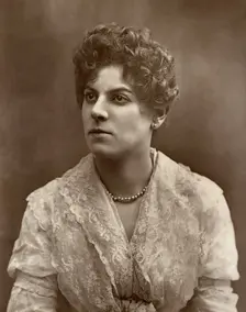 British actress Miss Jessie Millward in The Harbour Lights 1886. Artist: Barraud