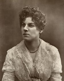 British actress Miss Jessie Millward in The Harbour Lights 1886. Artist: Barraud