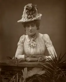 British actress Cissy Grahame in The Pickpocket 1886. Artist: Barraud