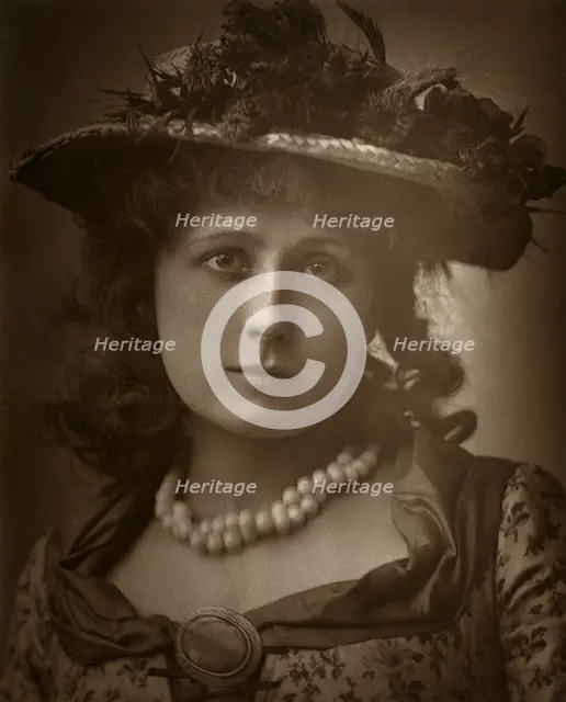 British actress Helen Forsyth in 'Sophia', 1886. Artist: Barraud