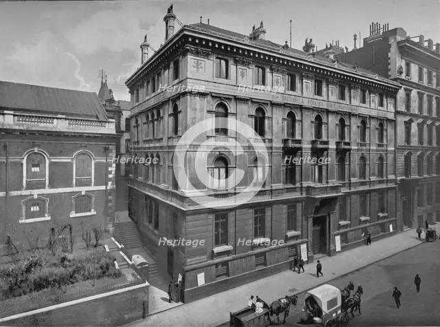British and Foreign Bible Society House, City of London, c1890 (1911). Artist: Pictorial Agency.