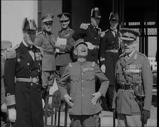 British and Japanese Military Leaders and Officials..., 1937. Creator: British Pathe Ltd