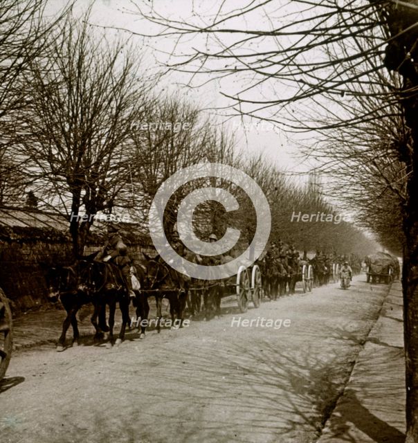 British army, Blérancourt, northern France, c1914-c1918. Artist: Unknown.