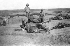 British army C company cooking, Mesopotamia, WWI, 1918