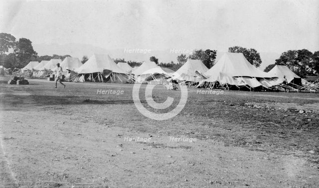 British army encampment, Dehra Dun, India, 1917. Artist: Unknown