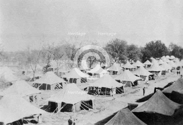 British army encampment, Howshera, 1917. Artist: Unknown