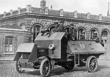 British armoured vehicle, First World War, 1914-1918, (c1920)
