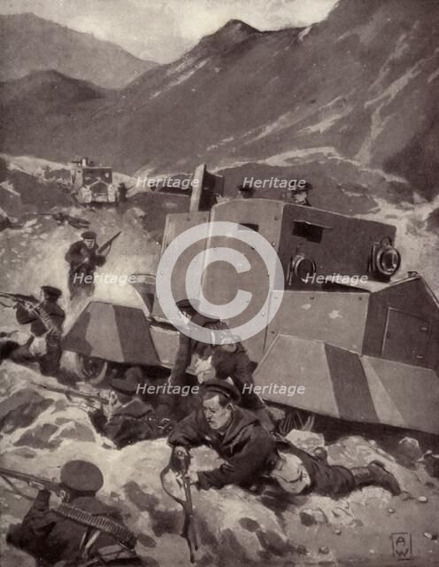 'British Armoured Cars in the Caucasus', 1917. Creator: Unknown.