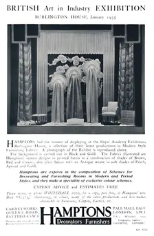 British Art in Industry Exhibition - Burlington House, January 1935