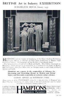 British Art in Industry Exhibition - Burlington House, January 1935