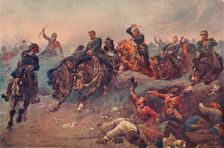 British Artillery Entering the Enemy's Lines at Tel-el-Kebir, Egypt, 1882 1883 (1906)