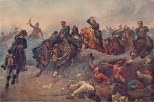 British Artillery Entering the Enemy's Lines at Tel-el-Kebir, Egypt, 1882 1883 (1906)