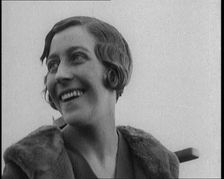 British Aviator Amy Johnson CBE Smiling, 1920. Creator: British Pathe Ltd