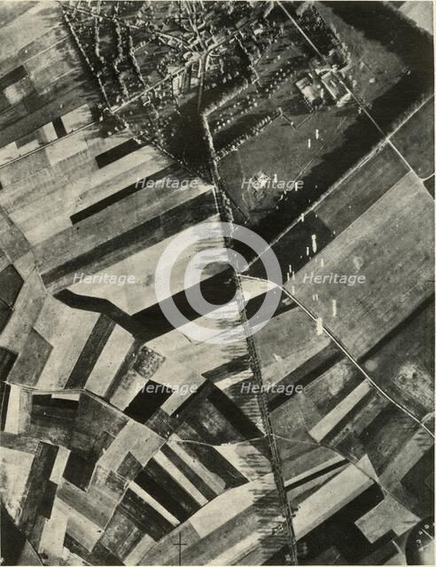 'British Bombs on an Enemy Convoy', 1939-1940, (1941). Creator: Unknown.