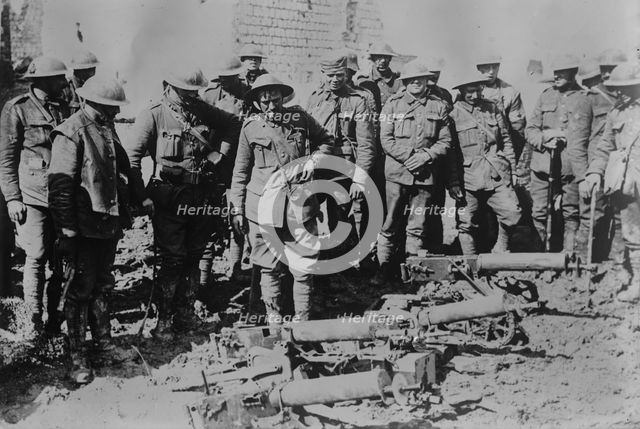 British booty Tilloy, 10 Apr 1917. Creator: Bain News Service.