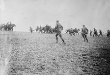British Cavalry after attack on enemy, 21 Apr 1917. Creator: Bain News Service