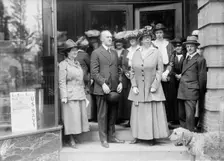 British Commission To U.S. - Admiral De Chair And Group, 1917. Creator: Harris & Ewing