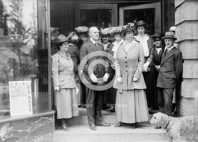British Commission To U.S. - Admiral De Chair And Group, 1917. Creator: Harris & Ewing.