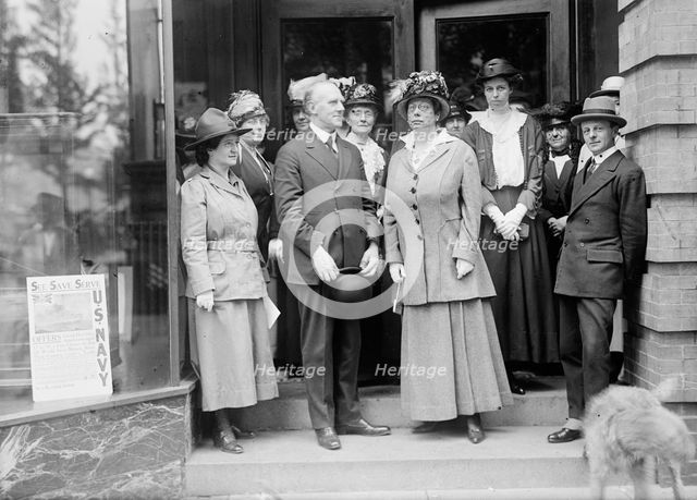 British Commission To U.S. - Admiral De Chair And Group, 1917. Creator: Harris & Ewing.