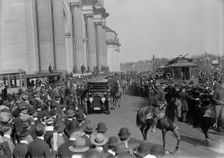British Commission To U.S - Arrival At Union Station; General Views, 1917. Creator: Harris & Ewing